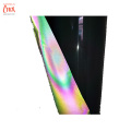 wholesale color patterned Rainbow reflective  heat transfer vinyl roll for textile clothing